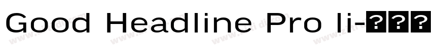 Good Headline Pro li字体转换